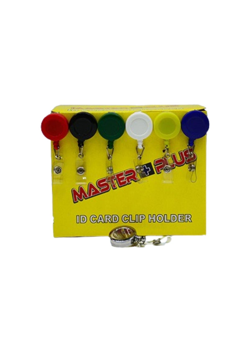 MASTER PLUS 20-Piece Badge Reel for ID Cards GREEN - Image 1