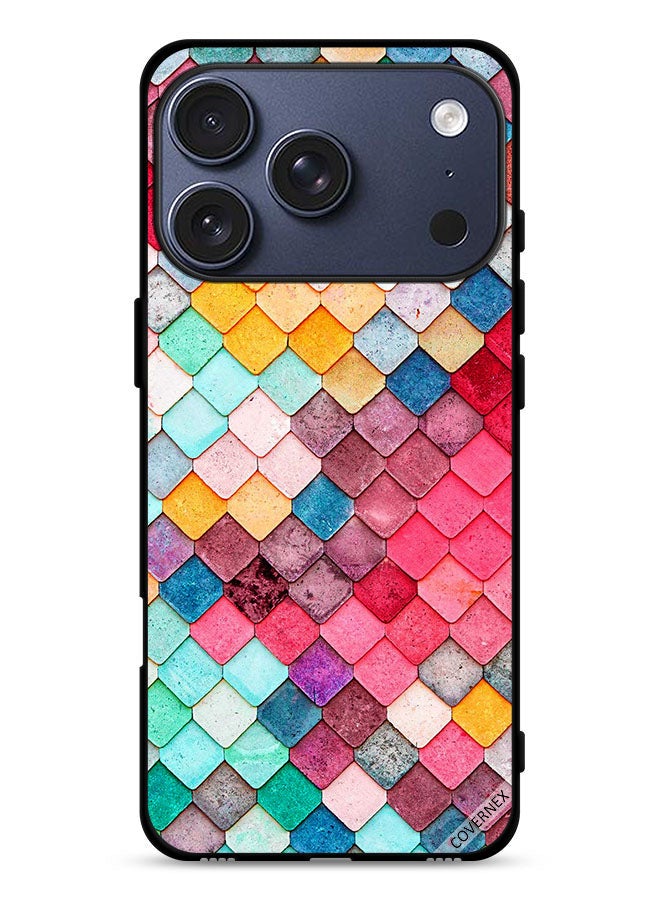 Covernex Apple iPhone 17 Pro Protective Case Cover Diamond Square Shape Pattern - Image 1