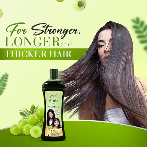 Nimson Amla Hair Oil | Enriched with Vitamin C for Strong, Thick Hair | Ayurvedic & Dermatologically Tested | 450ml - Image 2