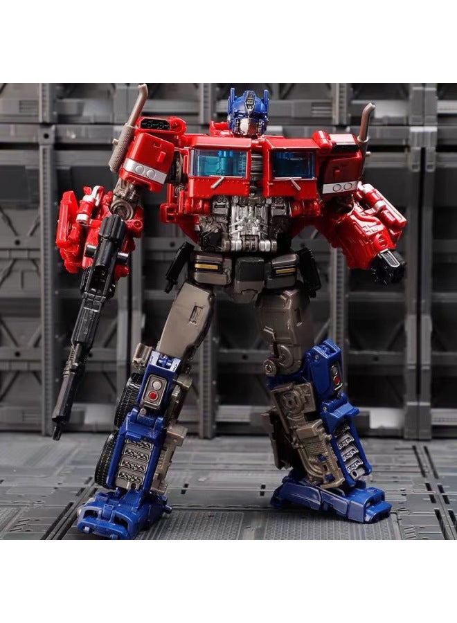 Taiba Children's Deformation Toy Movie Enlarged Edition Optimus Prime Wasp Dark Pillar Hercules Boy King Kong Model-Color:Ys01c Chevrolet - Image 2