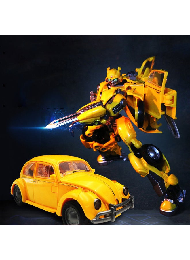 Taiba Children's Deformation Toy Movie Enlarged Edition Optimus Prime Wasp Dark Pillar Hercules Boy King Kong Model-Color:Ys01c Chevrolet - Image 5