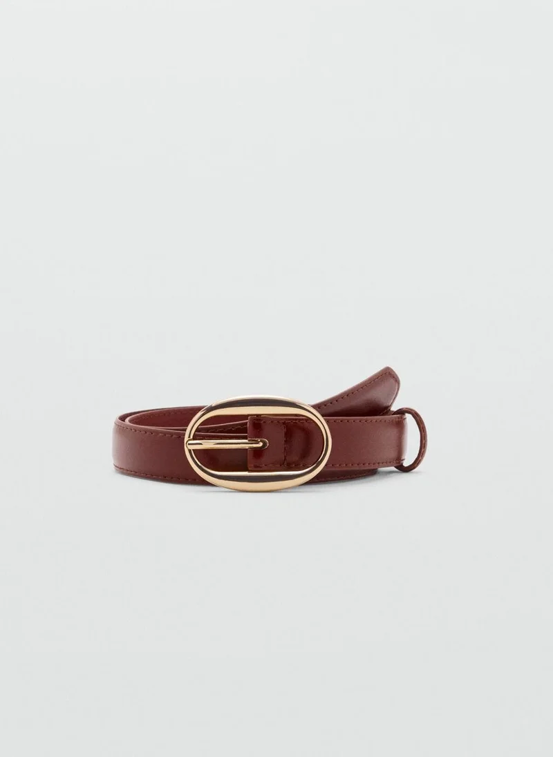 مانجو Oval Buckle Belt