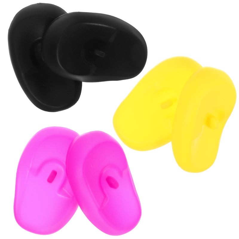 6 Pairs Hair Coloring Ear Covers Hairdressing Earmuffs Silicone Ear Covers for Hair Dye - Image 2