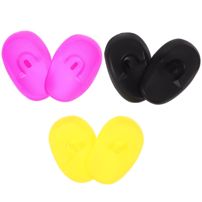 6 Pairs Hair Coloring Ear Covers Hairdressing Earmuffs Silicone Ear Covers for Hair Dye - Image 5