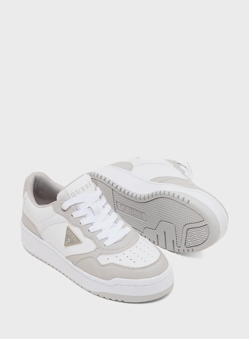 GUESS Lace Up Low Top Sneakers