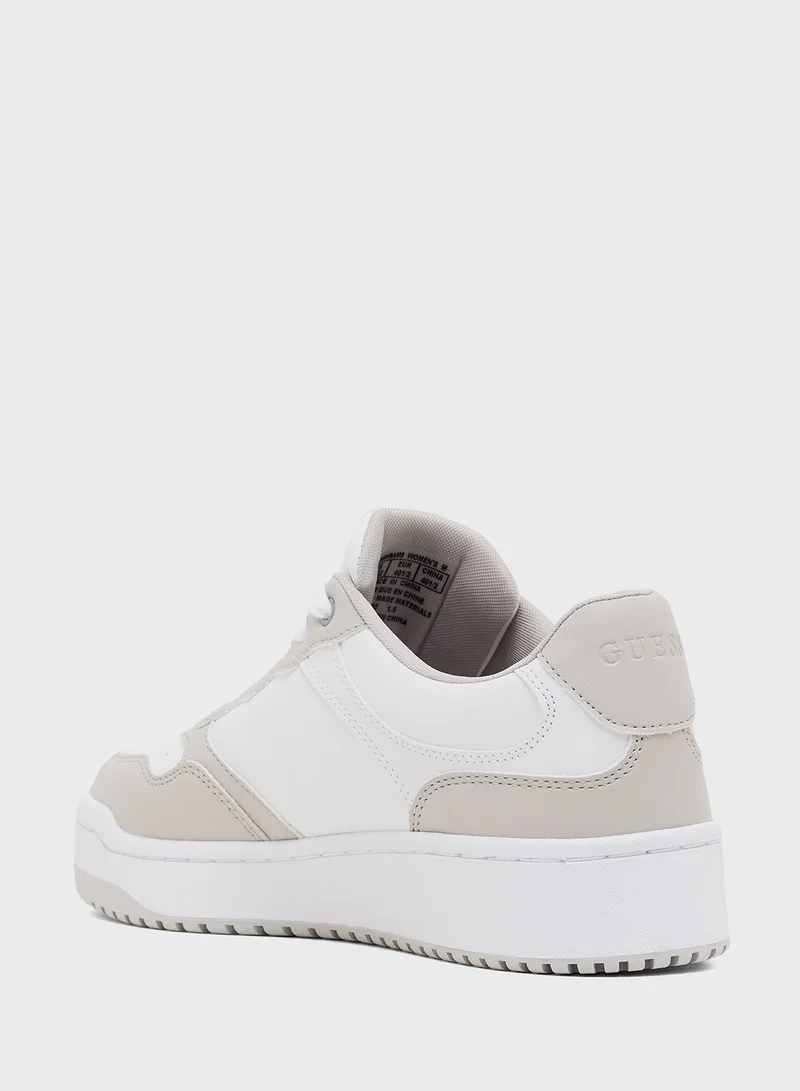 GUESS Lace Up Low Top Sneakers