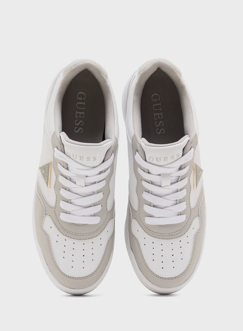 GUESS Lace Up Low Top Sneakers