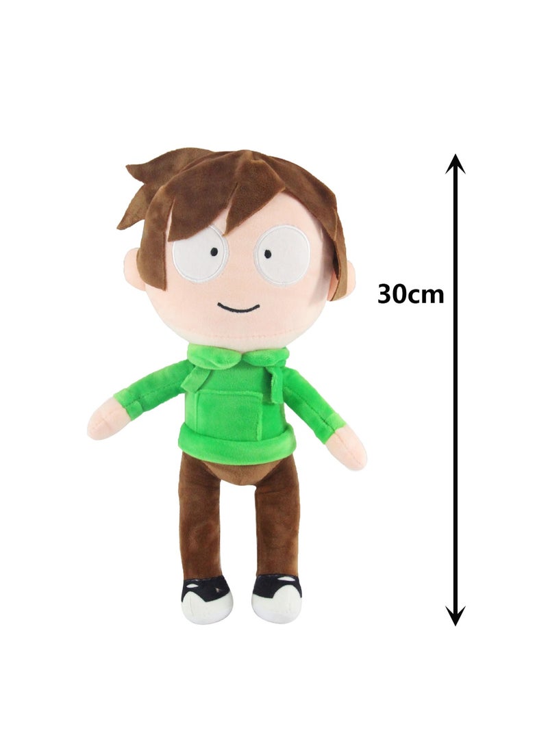 Generic - Cool Eddsworld Makeship Plush Toy Lightweight Super Soft Stuffed Toy for Bedroom Living Room Decoration (Green -30CM) - Image 1