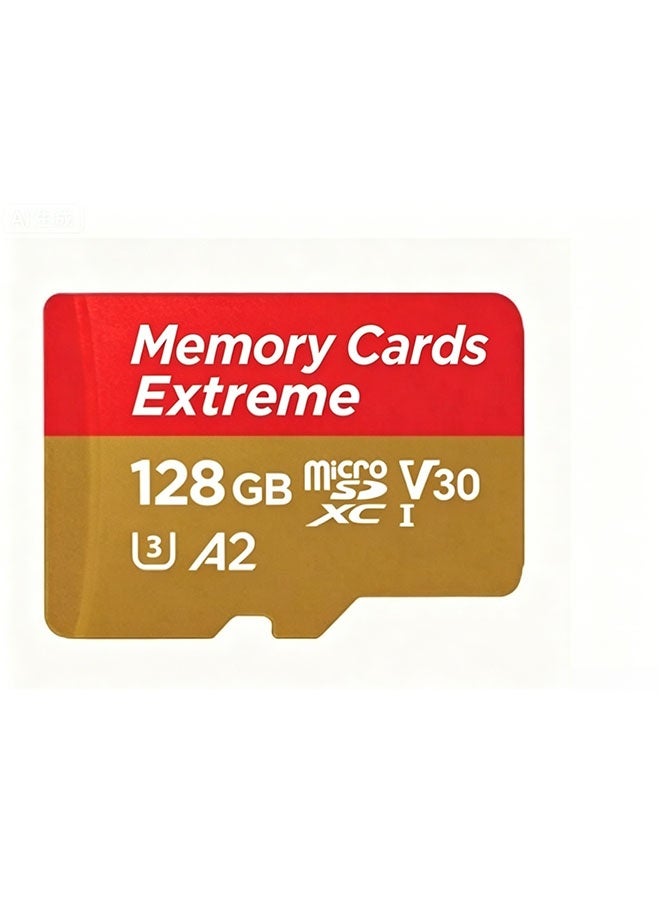 128GB Micro SD card, SD memory card, 160MB/s R, suitable for smartphones, dashcam, sports cameras, surveillance and security cameras - Image 1