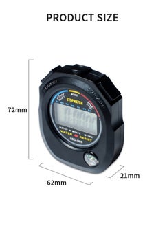 GROIC Multi-Function Electronic Digital Sport Stopwatch Timer, Large Display with Date Time Compass and Alarm Function,Suitable for Sports Coaches Fitness Coaches and Referees  - Image 5