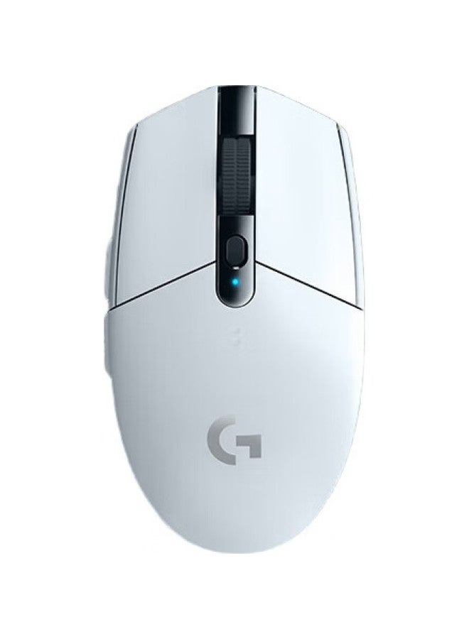G (G) G304 Lightspeed Wireless Mouse, Gaming Mouse, Lightweight And Portable, Pubg Fps Mouse, League Of Legends Lol Battle Royale, Birthday Gift, White - Image 1