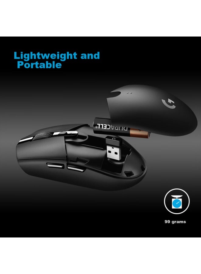 G Logitech G304 Lightspeed Wireless Mouse, Gaming Mouse, Lightweight And Portable, Pubg Fps Mouse, League Of Legends Lol Battle Royale, Birthday Gift, White - Image 3