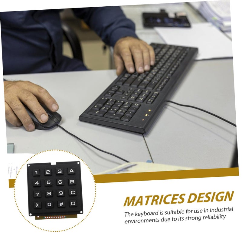 Industrial 4x4 Matrix 16 Key Keypad Module Tactile Keyboard Array For Microcontroller - Image 3