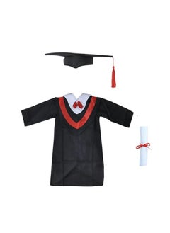Arabest Kids Robe,Graduation Gowns,Children's Hat Set Clothing Headgear,Primary School Tassel Kids Suits,Graduation Costume Tailored In Breathable Cotton Polyester Fabric, For Ages 6+ Years  - Image 2
