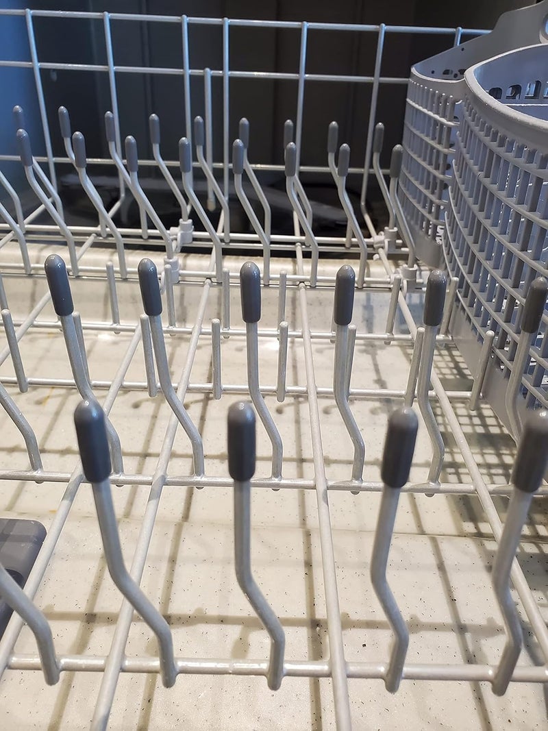 (New 1oz Size) Dark Grey Dishwasher Rack Coating/Glue w/50 caps