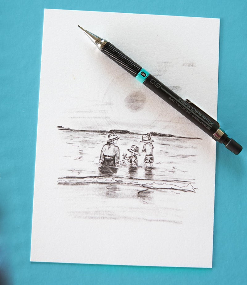 Zebra Technologies Zebra Pen Zensations Drafix Technical Pencil, 0.9mm, Teal Lead Grade Indicator, 1-Count - Image 2