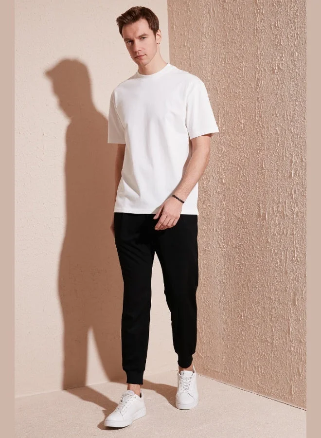 Buratti  Buratti Cotton Relaxed Fit Zero Collar T Shirt Men's T SHIRT 5905446 for Men | Best Price UAE