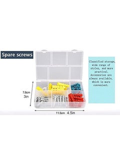 LOOPITYS 45-piece Household Hand Tool Kit, Essential Household Hand Tool Kit, Plastic Tool Box with Storage Space, Hardware Hand Tool Kit, Household Combination Tool Kit, Repair Tool Kit  - Image 3