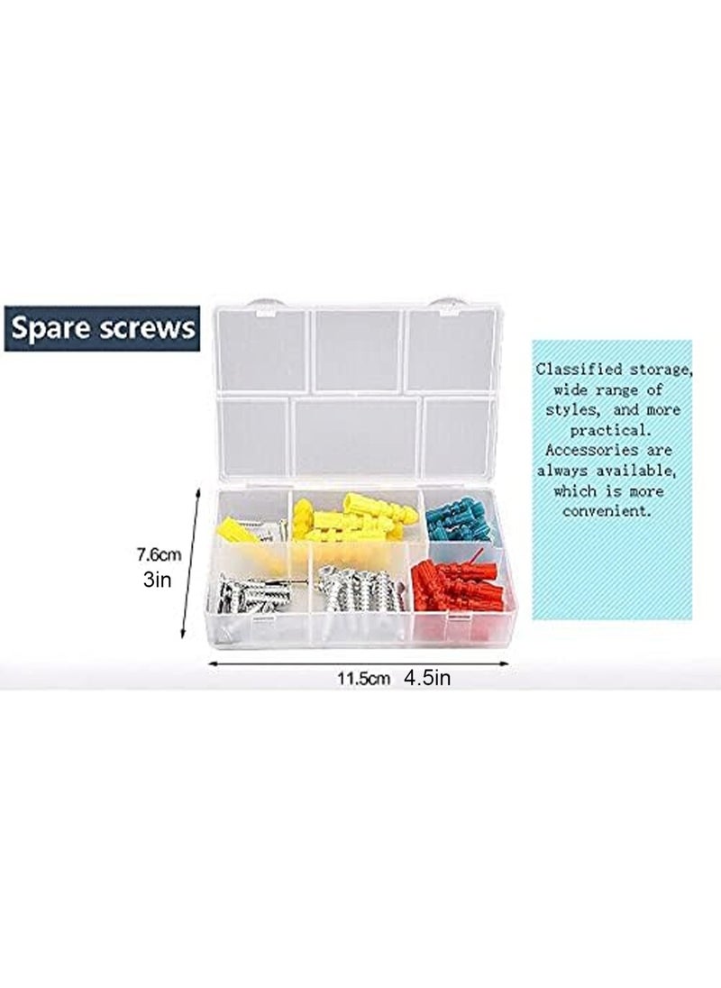LOOPITYS 45-piece Household Hand Tool Kit, Essential Household Hand Tool Kit, Plastic Tool Box with Storage Space, Hardware Hand Tool Kit, Household Combination Tool Kit, Repair Tool Kit  - Image 3