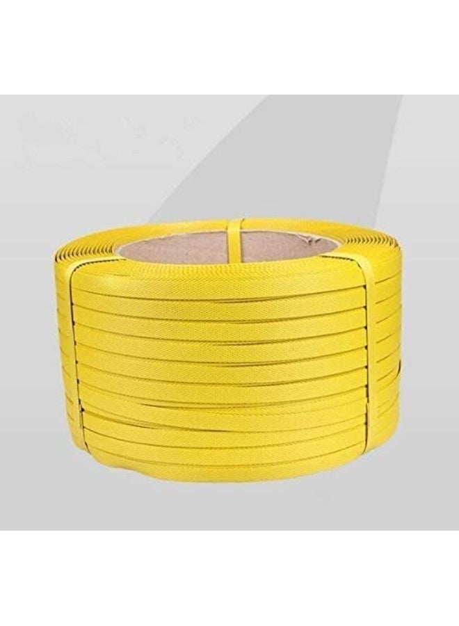 HASANAT ESSENTIALS Hasanat Essentials Polypropylene Heavy Duty Hand Grade Strapping, 4.5-5kgs/11Lbs, 15mm/0.5in, Yellow  - Image 5