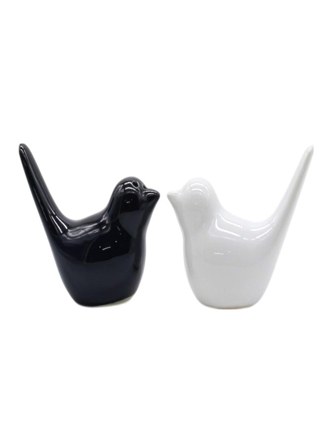 aaBco Ceramic Salt and Pepper Shakers, Salt Pepper Dispenser, Container, Sprinkler | Home | Cafe | Kitchen Table Seasoning Containers - 60 ML (Bird, 1 Set) - Image 5
