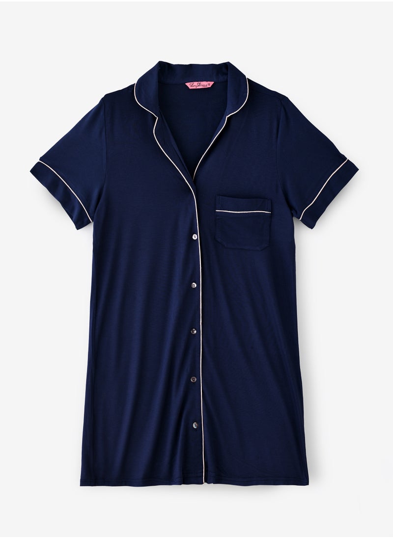 Lacy Dreams KNITTED SLEEP SHIRT  - Image 1