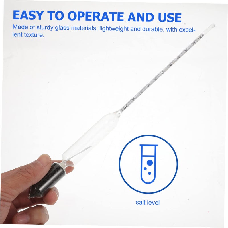 Cabilock Professional Glass Hydrometer 1.3 1.4 Scale for Sea Water Aquariums and Fish Tanks - Image 3