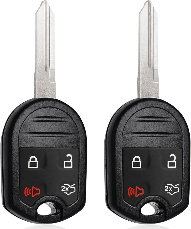 CAUORMOTE Key Fob Replacement for Ford: 2 Pcs Keyless Entry Remote Control for Explorer Mustang Edge Escape Expedition Flex Taurus Fusion Focus, for Mercury Lincoln, CWTWB1U793, OUC6000022, 315 Mhz - Image 1