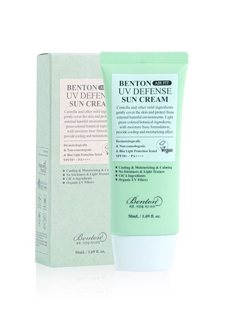 Benton Air Fit UV Defense Sun Cream Light and Moisturizing SPF50+ 50ml - Image 3