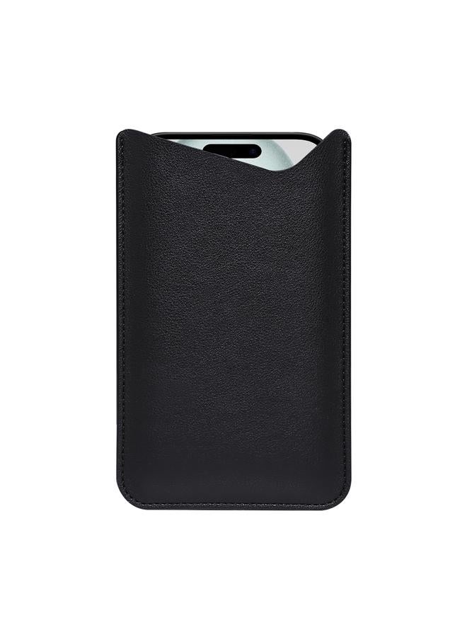 Green Tiger Case For 4.8-6.1 inch Simple Open Clutch Bag Universal Nappa Pattern Leather Phone Case  - Image 1
