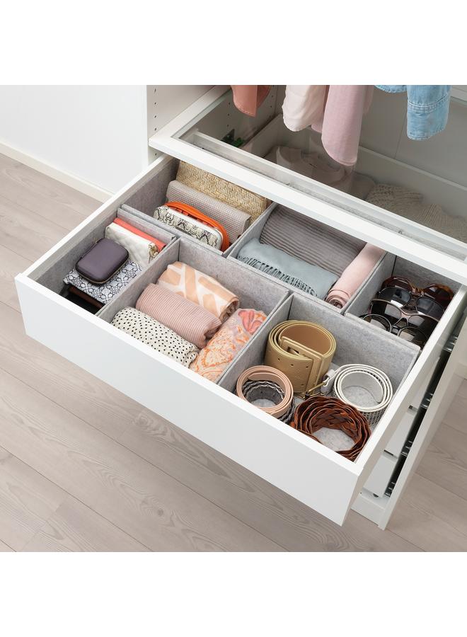 إيروريكس صندوق، مجموعة من 6 قطع، رمادي فاتح، 65×54 سم - Image 2