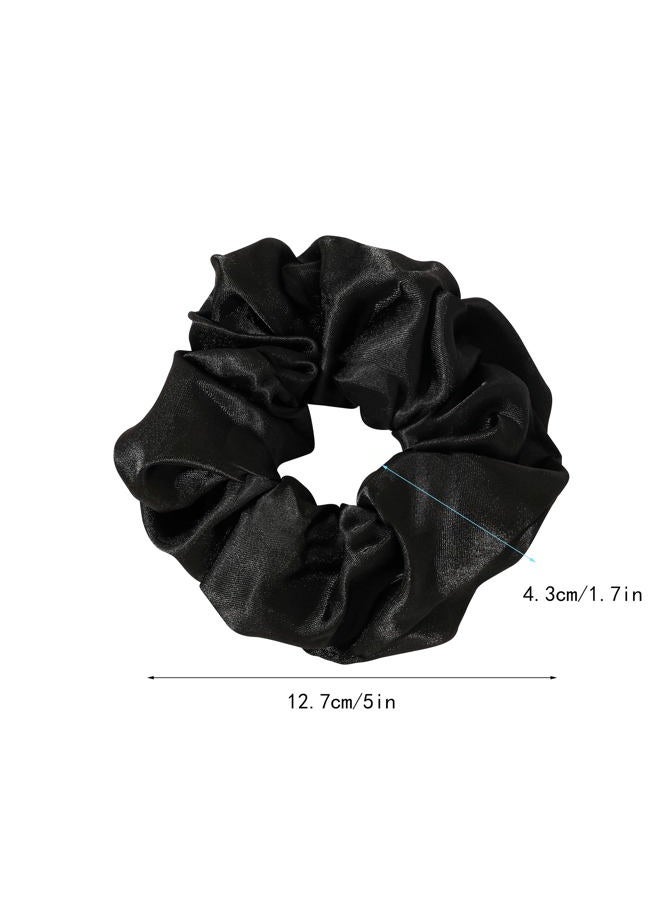 Ivyu Scrunchies Hair Ties for Girls Women Elastics Bands Ponytail Holder Pack of Neutral Hair Accessories Big Large Scrunchie Cute Hairties for Thick Hair - Image 3