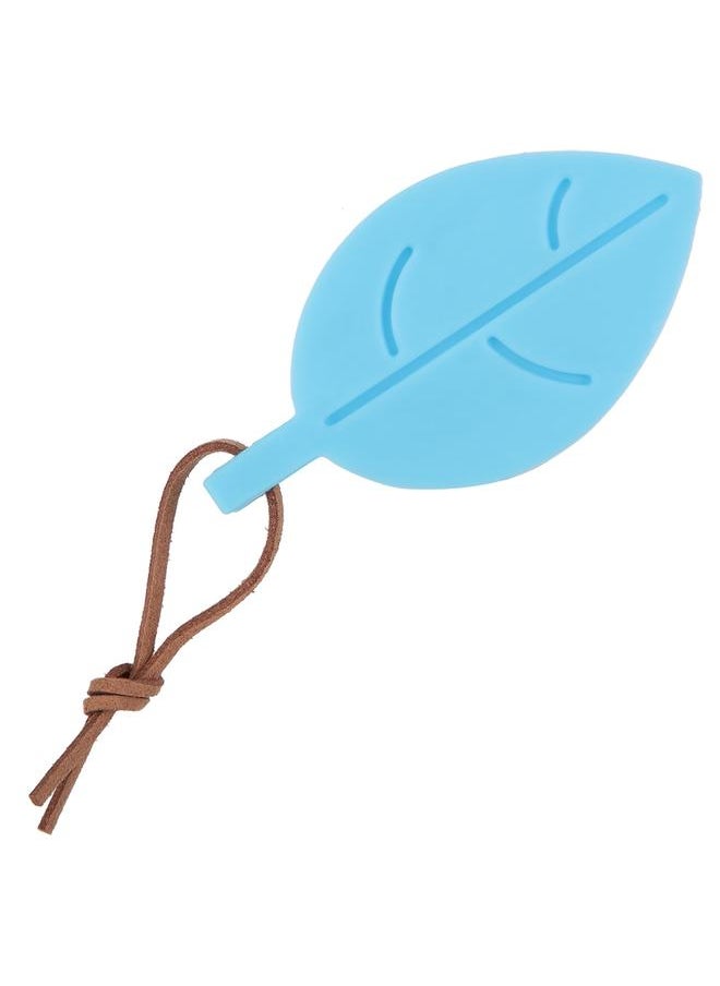 Thoraya 8PCS Leaf Style Safety Door Stopper For Children Prevent Clamp Hand Silicone Doorstop(Blue)  - Image 5