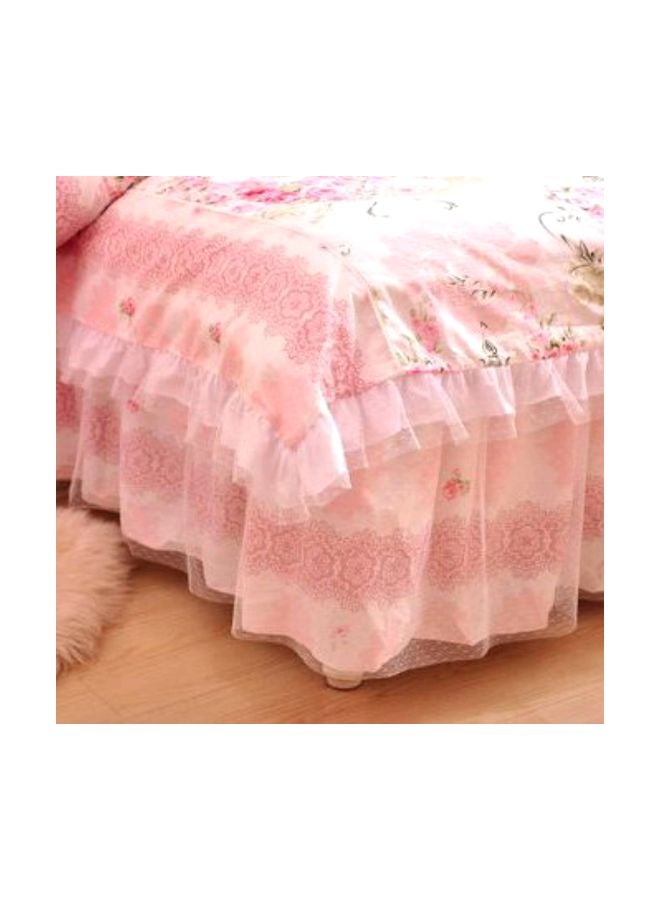 فادفاي طقم لحاف مزين بطبعة زهور، من 4 قطع - Image 5