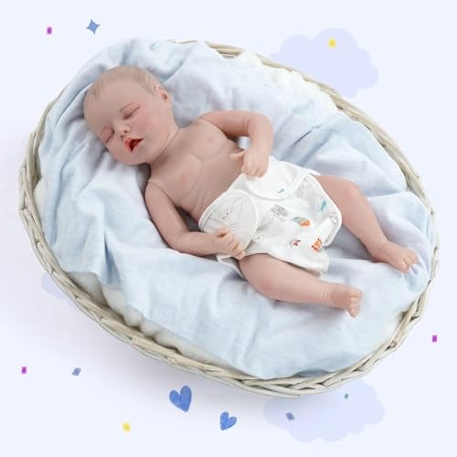 JIZHI 4 Pcs Reborn Baby Doll Diapers Reusable for 17-24 Inch Babydolls, Dolls Underwear Washable Dolls Diapers with Cute Patterns for Lifelike Reborn Baby Doll Accessories - Image 2