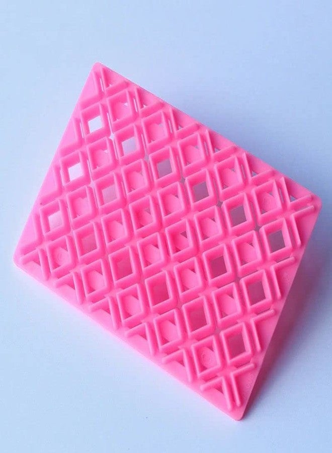 CAKE DECOR™ Plastic Square Fondant Quilt Mold Cutter for Cake Cupcake Embossing Decorating Tool Embosser Cookie Mold SBQM-121 - Image 5