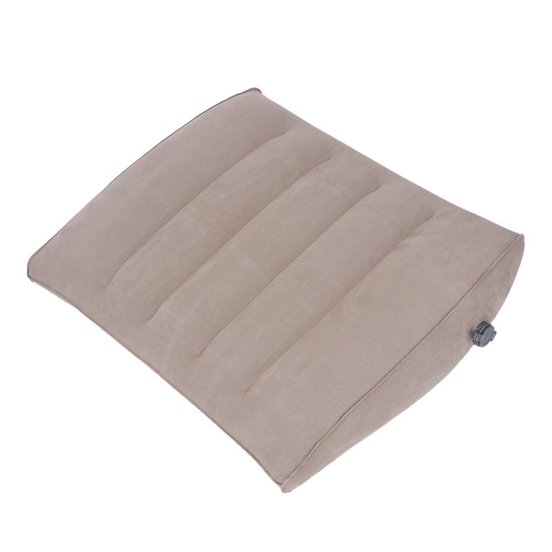 Inflatable Lumbar Pillow Portable Inflatable Lumbar Support Pillow for Car Office Travel Gray - Image 5