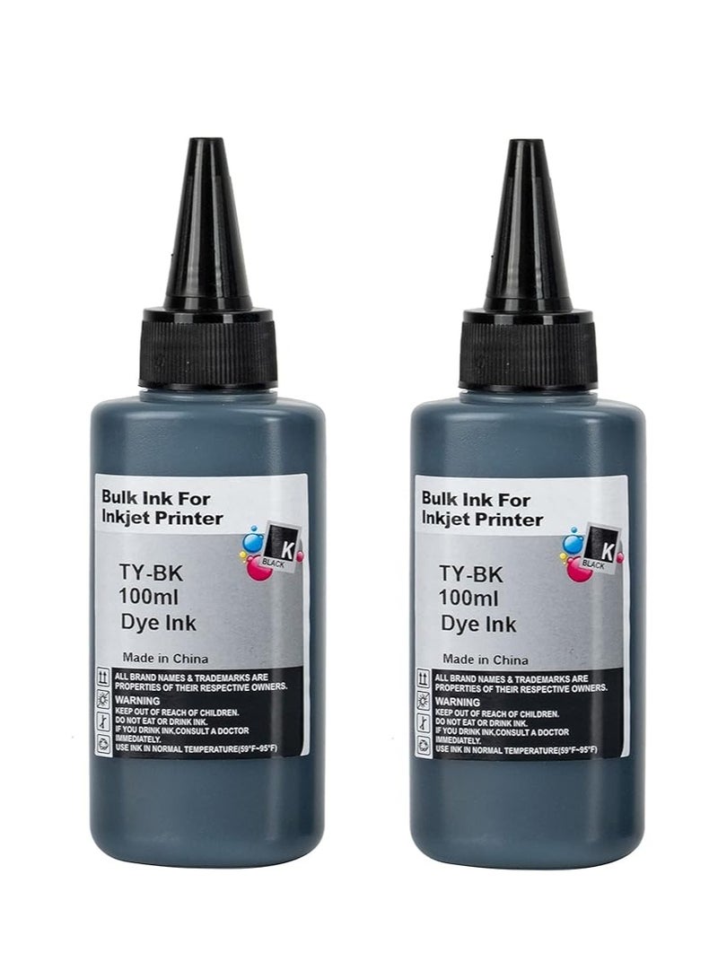 Terabyte Cartridge Refill Ink For All Printer Set (Black.100ml)  - Image 1