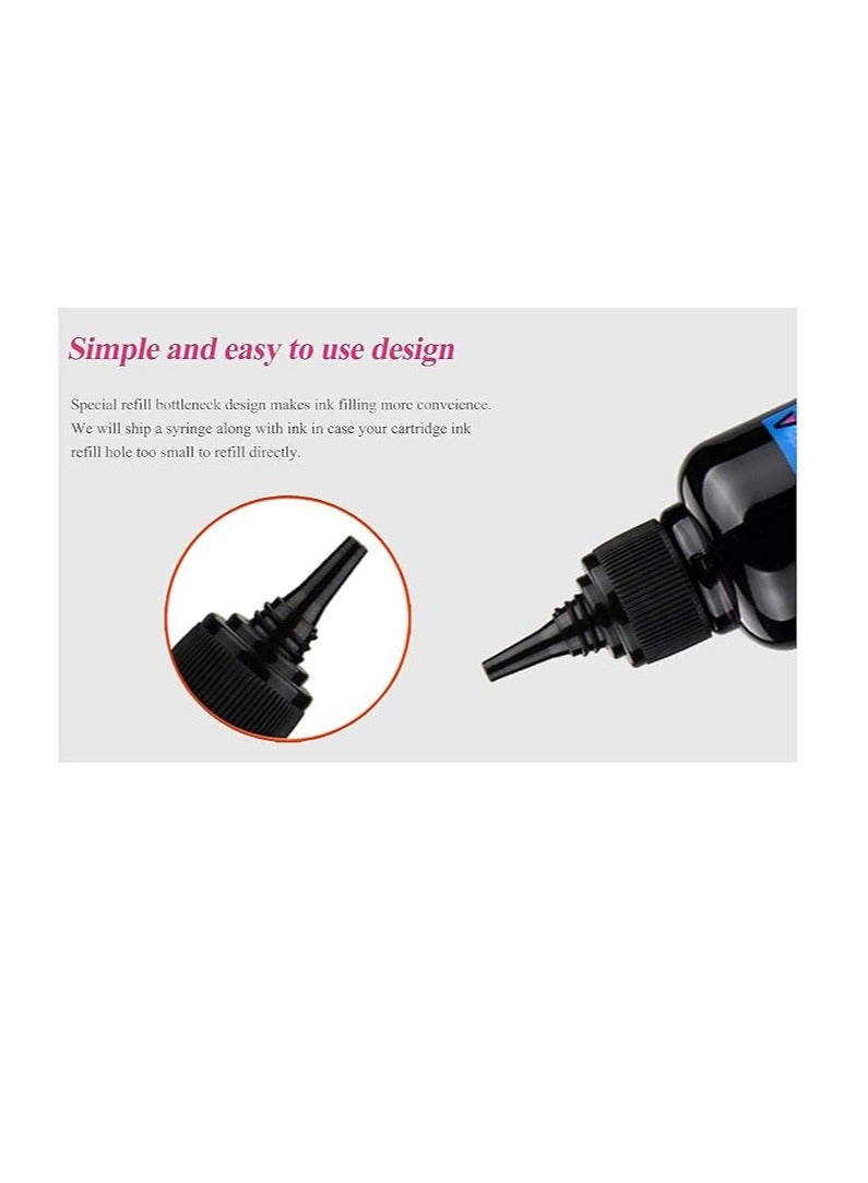Terabyte Cartridge Refill Ink For All Printer Set (Black.100ml)  - Image 2