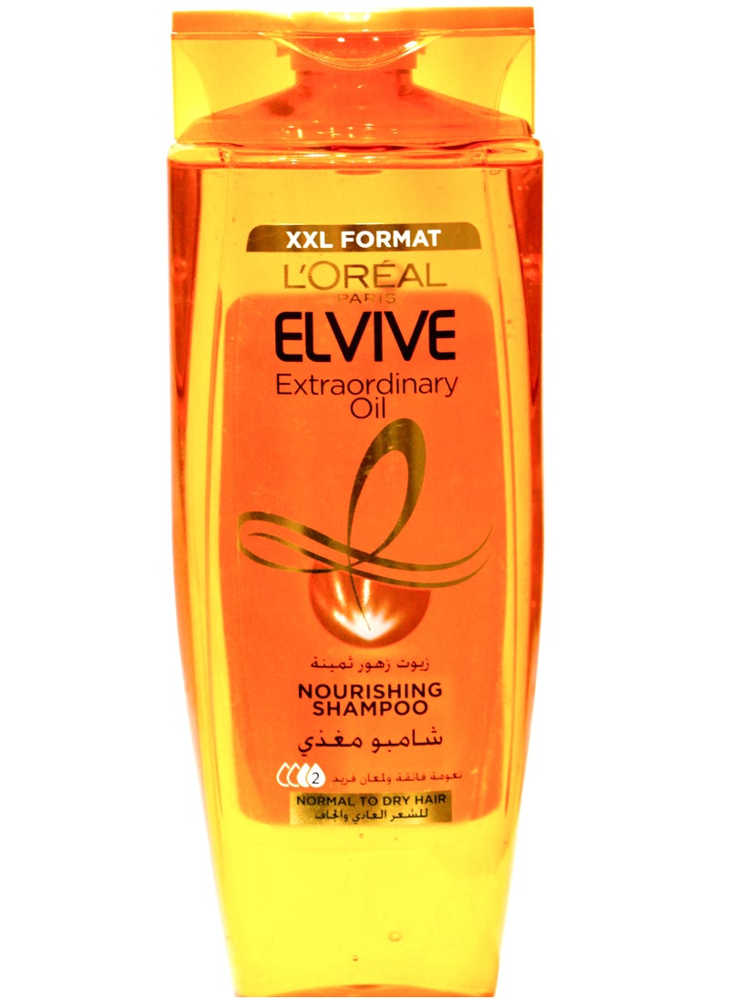 L'OREAL PARIS - Loreal Paris  Elvive Extraordinary Oil Nourishing Shampoo 600ML - Image 1