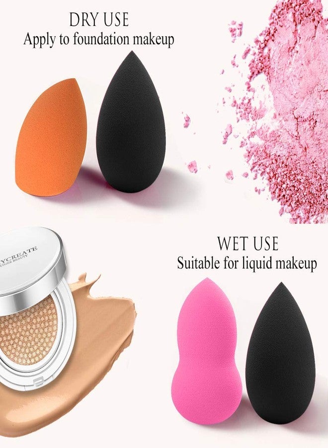 Keli Makeup Sponge, 10 Pcs Makeup Sponges Blender Set Beauty Cosmetic Foundation Blending Applicator Puff, Flawless for Liquid Cream & Powder (Multicolor) - Image 5