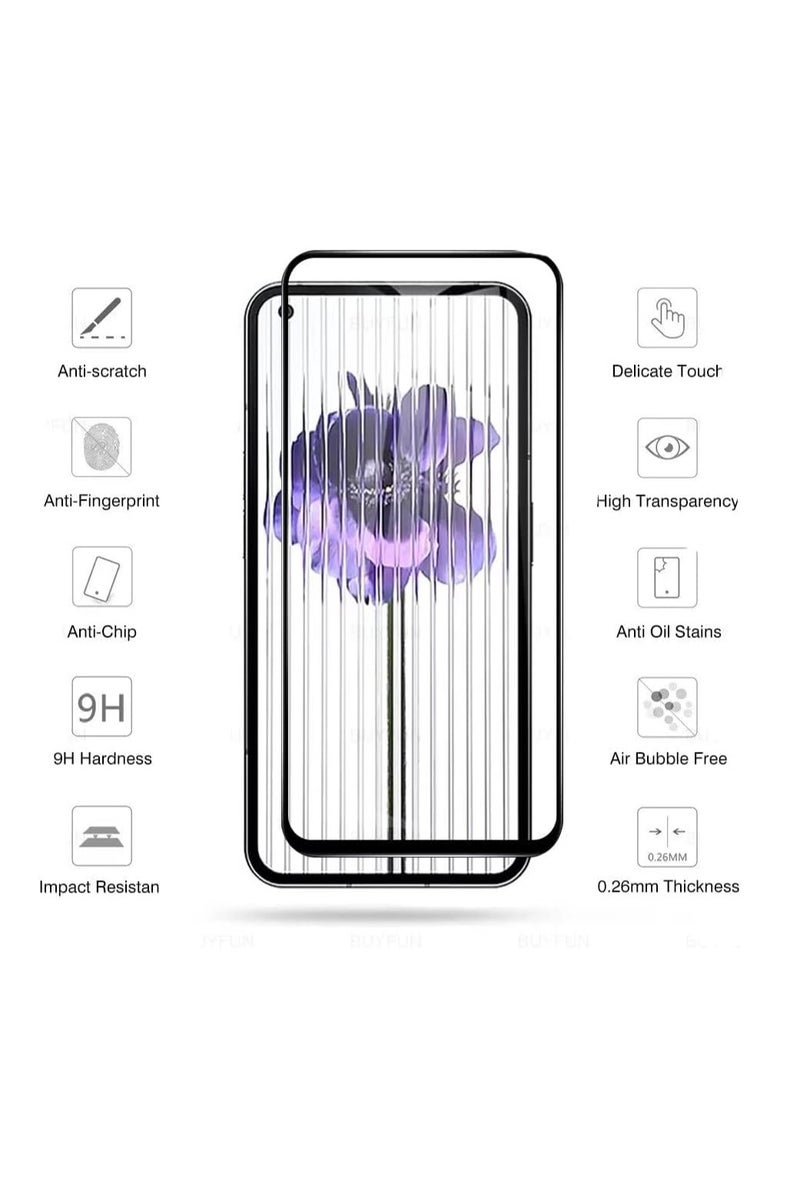 LEDIN Nothing Phone 1 Screen Protector Glass Full Glue Tempered Screen Guard Anti-Fingerprints Shatter-Resistant for Nothing Phone 1 - Image 3