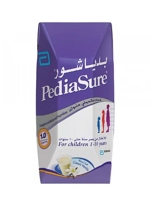 Pediasure Complete Ready To Drink Classic Vanilla Flavour For 1 To 10 Years 200ml
