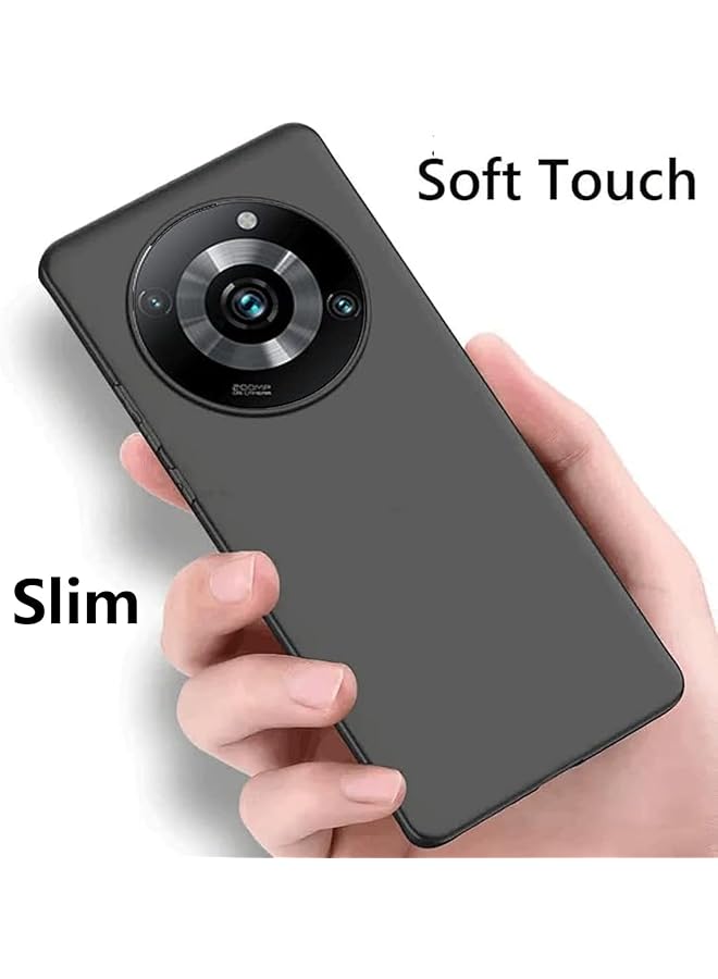 erorex Compatible With Realme 11 Pro+ Phone Case Ultra Thin Hard Pc Case Slim Fit Shockproof Black Cover Anti Scratch Protective Phone Cover For Realme 11 Pro+Cover - Image 5