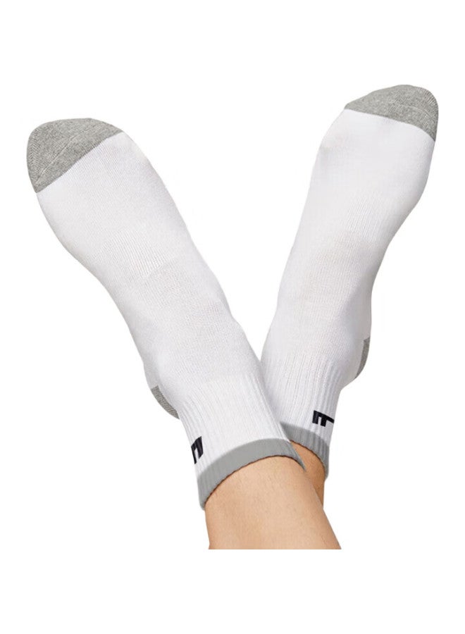 Pull Back Warrior Sports Socks (3 Pairs), Basketball Socks For Men, Sweat-Absorbing, Anti-Slip, Breathable, Comfortable Men'S Socks, Running Accessories, Women'S Mid-Calf Socks - Image 1