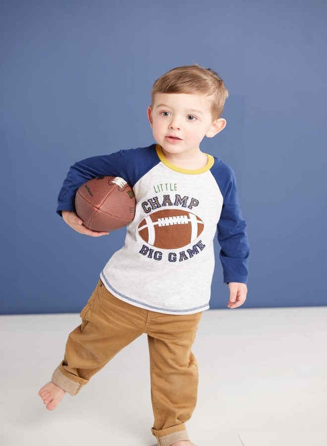 Mud Pie Baby Boy's Football T-Shirt, Champ, 12-18 Months - Image 3