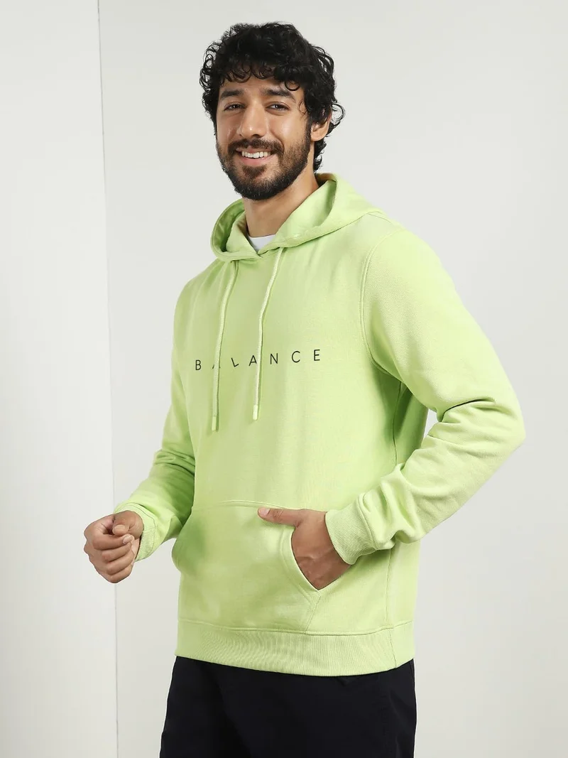 NOBERO  NOBERO Hooded Sweatshirt for Men in Light Green for Men | Best Price UAE