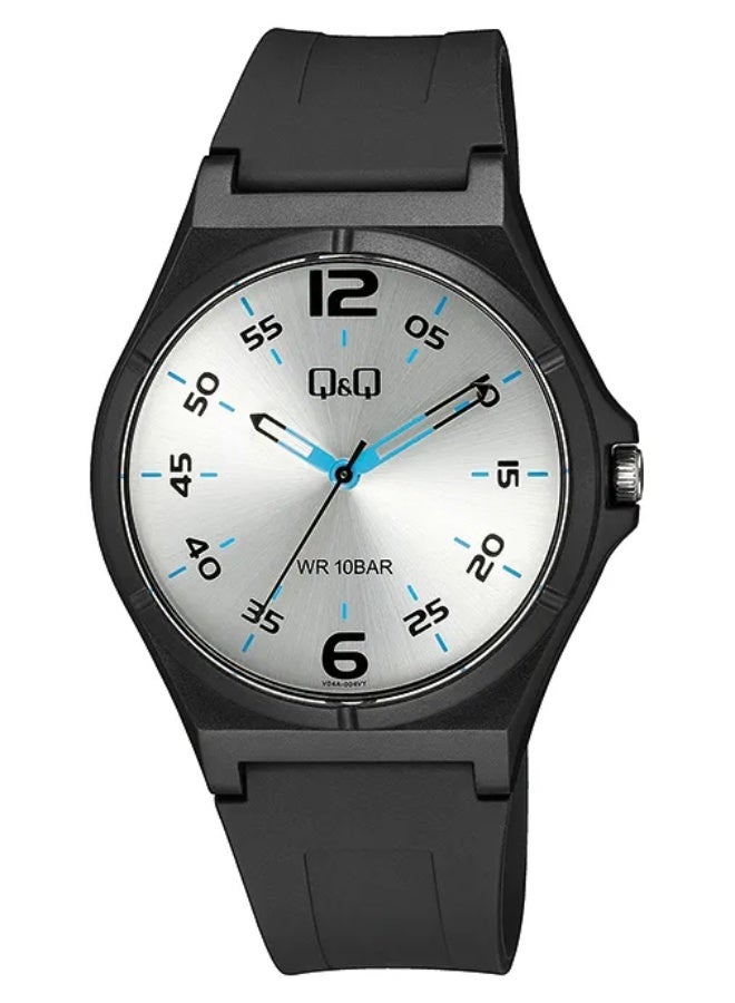 Q&Q Men's Analog Quartz Watch V04A-004VY, Black - Image 2