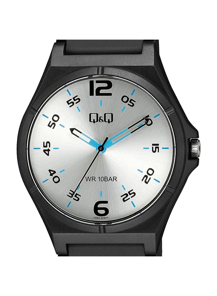 Q&Q Men's Analog Quartz Watch V04A-004VY, Black - Image 1