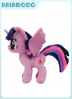 HALAMODO The 30cm Exceptionally Cute and Soft Purple Unicorn Plush Toy - An Unrivaled Birthday Gift, Decor Gem for Bedroom, Living Room, Desk, and an Outstanding Office Stress - relief Doll  - Image 1
